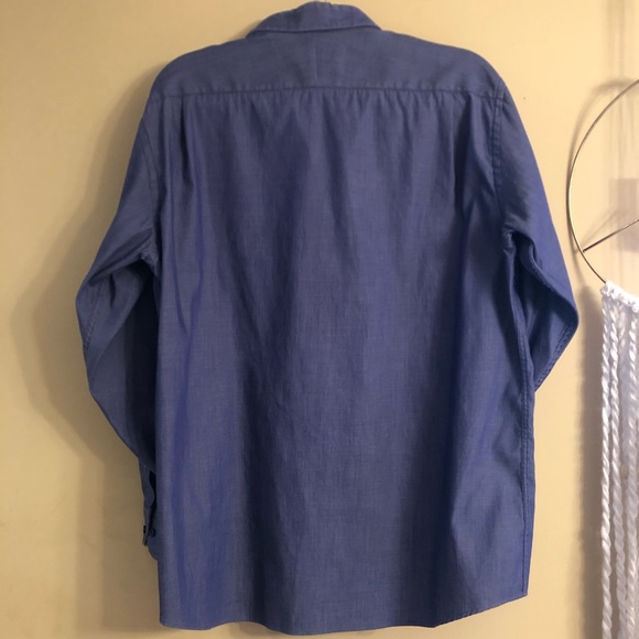 Ben Sherman Blue Flip Cuff Button Down - Picture 2 of 6